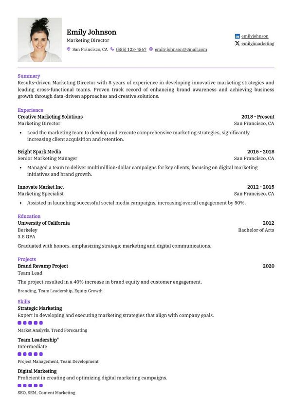 Resume Preview 1